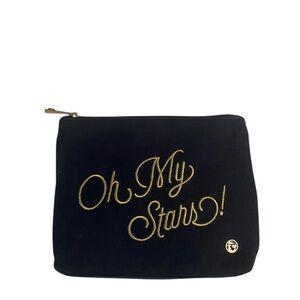 Spartina Zipper Pouch Makeup Bag Linen “Oh my Stars”! Cosmetic Case